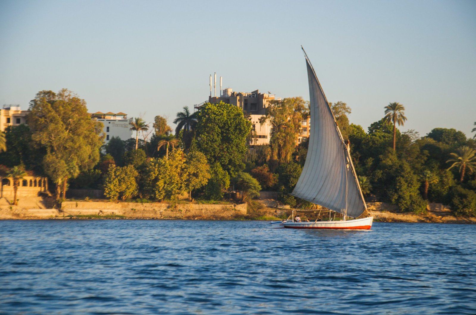 Morning on the Nile deck
